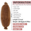 Picture of 12 Inch Pre Separated Springy Afro Twist Hair 3 Packs Short Spring Twist Hair For Distressed Soft Locs Golden Brown Afro Twist Hair Natural Marley Twist Braiding Hair Extensions (12 Inch 3Pcs, 27#)