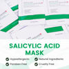 Picture of Kaely 10 Pack Salicylic Acid Sheet Masks,Hydrating Smoothing Face Masks for Women Men,Facial Mask Skin Care Korean,Moisturize,Brighten,Nourish for All Skin Types,Birthday Christmas Gifts,Set08
