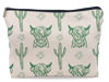 Picture of Lacosu Western green Makeup Bag,Western Gifts For Women,Cow Makeup Bag,Cowgirl Stuff,Western Stuff For Women,Western Gifts,Cowgirl Gifts(green)