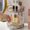 Picture of Aveniee 360 Rotating Makeup Organizer for Vanity, Skincare Perfume Organizers Large Capacity, Bathroom Countertop Organizer and Storage, Clear Cosmetics Lipstick Holder for dresser(2 Tiers, Grey)
