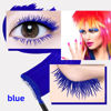 Picture of LGSZGDCN Blue Lashes Extensions Mascara Makeup Voluminous Original Volume Building Waterproof Fast Dry Eyelashes Curling Lengthening Eye Lashes Party Stage Use