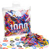 Picture of KANPRINCESS 1000PCS Hair Rubber Bands(deep color)