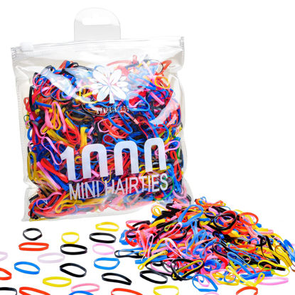 Picture of KANPRINCESS 1000PCS Hair Rubber Bands(deep color)