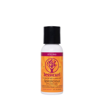 Picture of Jessicurl, Spiralicious Gel, Island Fantasy, 2 Fl oz. Curl Defining, Hair Gel for Frizz Control and All Hair Types