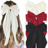 Picture of Canitor Hair Bows for Women Silky Satin Hair Ribbon Hair Barrettes Clip Oversized Long Tail Hair Bows Cute Aesthetic Coquette Hair Accessories Preppy Teen Girl Gifts Trendy Stuff Things