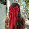 Picture of Canitor Hair Bows for Women Silky Satin Hair Ribbon Hair Barrettes Clip Oversized Long Tail Hair Bows Cute Aesthetic Coquette Hair Accessories Preppy Teen Girl Gifts Trendy Stuff Things
