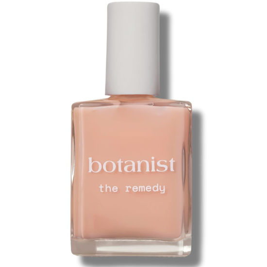 Picture of Botanist The Remedy | Nail Strengthening Polish | Repairs & Hardens Nails Damaged from Acrylics, Dip & Gel Manicures | Non-Toxic, 77% Plant Based, 21-Free & Vegan (Nude)