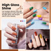 Picture of JEWHITENY 23PCS Gel Nail Polish Set 20 Translucent Nail Polish Jelly Color Natural and Elegant Long Lasting Suitable for Salon and Home
