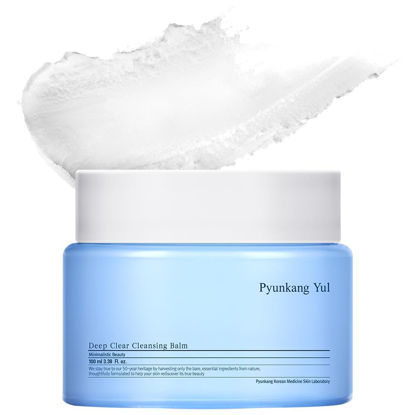 Picture of Pyunkang Yul [PKY Deep Clear Cleansing Balm, All in One Facial Cleanser for Heavy Makeup Removal, Moisturized Finish with Plant Based Oil, Korean Skincare (3.38 Fl.Oz, 100ml)