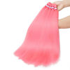 Picture of Dorsanee Pink Braiding Hair Pre Stretched 20 Inch 3 Packs Professional Easy Braiding Hair for Crochet Braids Twists Locs Hair Soft Yaki Texture Hot Water Setting Synthetic Hair Extensions