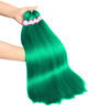 Picture of Dorsanee Green Braiding Hair Pre Stretched 20 Inch 3 Packs Professional Easy Braiding Hair for Crochet Braids Twists Locs Hair Soft Yaki Texture Hot Water Setting Synthetic Hair Extensions