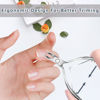 Picture of Cuticle Trimmer with Cuticle Pusher and Scissors, Cuticle Remover Professional Durable Pedicure Manicure Tools, Stainless Steel Cuticle Nipper Cutter Clipper (Silver Pusher)