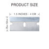 Picture of Single Edge Razor Blades - Two 10 Packs - 20 Blades - Heavy Duty SK5 Steel Utility Razor Blade Replacement in Convenient Storage Box