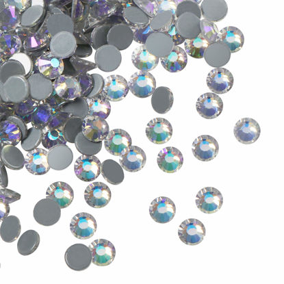 Picture of Jollin Hot Fix Crystal Flatback Rhinestones Glass Diamantes Gems 7.2mm(34ss 288pcs, Moonlight)