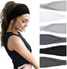 Picture of Huachi Wide Non-Slip Headbands - Workout Yoga Hair Accessories for Women