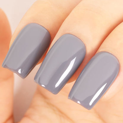 Picture of TUTUYU Grey Gel Nail Polish, 0.51 Fl Oz UV/LED Soak Off Neutral Nude Gray Gel Polish kit for Manicure Salon or Nail Art Starter - GP0049