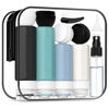 Picture of Ruinovate 17 Pack Travel Bottles for Toiletries, TSA Approved Travel Size Toiletries Bottles, Leak Proof Travel Size Containers, Travel Essentials for Body Wash, Shampoo, Lotion & Conditioner Blue