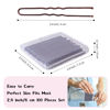 Picture of U Shaped Hair Pins, 100PCS 2.4inch Bun Hair Pins for Women Kids Girls Hairdressing Salon with Storage Box, for All Hair Types - Brown