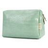 Picture of Narwey Large Vegan Leather Makeup Bag Zipper Pouch Travel Cosmetic Organizer for Women (Large, WX-Green)