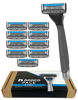 Picture of Dorco Pace 4 Pro - Four Blade Razor Shaving System - 10 Pack (10 Cartridges + 1 Handle)