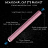 Picture of C12rtive Cat Eye Nail Magnet,Professional Double-Ended Hexagon Strong Nail Magnet Stick for Cat Eye Gel Nail Polish,Suitable for Personal DIY, Nail Studio or Nail Salon(Pink)