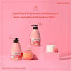 Picture of WELCOS KWAILNARA Peach Milk Body Wash - Korean Body Wash with Peach Extract for Clear and Bright Skin 560 g / 19.75 oz.