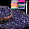 Picture of 15000pcs 2mm Resin Rhinestones Bulk, Purplish Black AB Flatback Round Jelly Rhinestones Non Hotfix Crystal Gems Large Quantity Wholesale for DIY Crafts Clothes Bottles Face Makeup Manicure