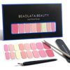 Picture of Beaolata Nail Polish Strips, 32 Nail Wraps, Nail Stickers, Gel Nail Strips, Easy Apply& Remove, Long Lasting, Salon Quality (Straberry Milktea)