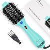 Picture of Hot Air Brush, Aima Beauty Professional One Step Hair Dryer & Volumizer 4 in 1 Upgrade Anti-Scald Negative Ionic Technology for All Hair Types, Light Green