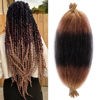 Picture of 24 Inch Pre-Separated Springy Afro Twist Hair 8 Pack Pre-Fluffy Natural Curls are Perfect for Marley Crochet Hair Suitable for Black Women (1B/30/27#, 24 Inch)