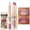 Picture of USHAS Lipstick and Lip Liner Combo Set 2 in 1 Waterproof Lipstick for Women Lip liner Set Long Lasting Lipstick, Matte Lipstick Pen with Lip Liner Set Makeup Kits (G5, Pack of 1)