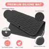 Picture of Suafrnut Plus Size Silicone Heat Resistant Mat, Portable Travel Hot Tools Pad Cover for Curling Iron, Flat Iron, Hair Straightener and Other Hair Styling Tools(12.0" x 9.0")