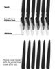 Picture of MoHern Dermaplaning Tool for Face, 30 Pcs Dermaplane Razor for Face, Multipurpose Face Razors for Women and Men, Black
