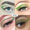 Picture of evpct 1Pcs Green Liquid Eyeliner Waterproof Green Eye Liners for Women, Eyes Wing Eyeliner Stamps Shapes Colored Eyeliner delineador de ojos a prueba de agua contra el agua blanco para ojos