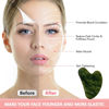 Picture of OXT Gua Sha, Premium Gua Sha Facial Tools, Guasha Tool for Face Upgraded, Guasha Natural Jade Stone (Dark Green)