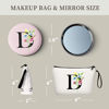 Picture of SEAMOON Women Gifts for Birthday,Unique Gifts for Women,Teenage Girl Gifts,Sister Gifts,Friends Gifts,Makeup Bag with Mirror,Birthday Gifts for Friends Female,Personalized Gifts,Christmas Gifts,D