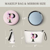 Picture of SEAMOON Gifts for Women Birthday Unique,Friend Gifts for Women,Mom Birthday Gift,Personalized Makeup Bag with Mirror,Bride Gifts,Gifts for Women,Christmas Gifts,P