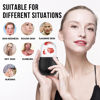 Picture of Ice Roller for Face and Eye, Reusable Silicone Ice Facial Roller Ice Holder, Face Ice Mold Skin Care, Ice Cube Roller for Shrink Pores Anti Wrinkle Reduce Puffiness, Black