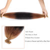 Picture of 8 Packs Pre-Separated Springy Afro Twist Hair 12 Inch Pre-Fluffy Natural Curls are Perfect for Marley Crochet Hair Suitable for Black Women (1B/30/27, 12 Inch (Pack of 8))