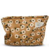 Picture of HAPPYHEIDI Women Floral Corduroy Canvas Travel Makeup Bag Cosmetic Pouch Purse Organizer, Khaki