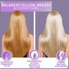 Picture of Purple Hair Mask - Deep Conditioner and Toner for Blonde, Brassy Hair - Hydrating Repair and After Bleach Treatment for Damaged and Dry Hair - Moisture Conditioning for Bleached Women and Men