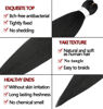 Picture of Pre-Stretched Braiding Hair Extensions Black - 28''-8 Packs Synthetic Crochet Braids, Natural Braid Crochet Hair, Hot Water Setting Professional Soft Yaki Texture (28inch,1B)