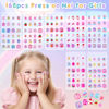 Picture of 168Pcs Kids Press on Nails for Little Girls, Shynek Children Square Fake Nails for Kids Pre Glue Stickers Nails Full Cover Short Acrylic Nails Set Gifts for Girls Nail Art Decoration