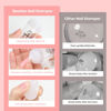 Picture of Beetles Nail Stamp, 4Pcs French Tip Tool Easy Manicure Nail Stamper Single Head Soft Silicone Long & Short French Tip Stamp Tool with 2Pcs Nail Scraper Decorations Valentine's Day Gift for Women