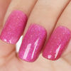 Picture of TUTUYU Pink Cat Eye Gel Nail Polish,Quicksand Galaxy Holographic Pink Cateye Gel Polish with Magnet, fuchsia Pink Gel Silver Shimmer Velvet Soak Off Uv Led Home Diy Manicure - GP0105