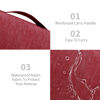 Picture of Lcsmaokin Large Capacity Toiletry Bag Travel Bag with Hanging Hook for Men and Women Waterproof Travel Cosmetic Bag Bathroom Storage Bag for Brushes Set, Full-Sized Shampoo, Toiletries, (Wine Red)