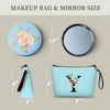 Picture of Gifts for Friends,Gifts for Mom Birthday,Initial Gifts,Monogram Gifts,Makeup Bag with Mirror,Bride to be Gifts,Sisters Gifts from Sister,Womens Gifts Unique,Personalized Gifts,Christmas Gifts,Y