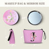 Picture of SEAMOON Birthday Gifts for Women Friendship,Womens Birthday Gifts, Makeup Bag Travel wth Mirror,Bridesmaid Proposal Gifts, Coolest Gifts for Women, Small Gifts for Women,J