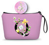 Picture of SEAMOON Personalized Makeup Bag,Gifts for Moms Birthday,Bridesmaid Gifts,Custom Makeup Bag with Mirror,Gifts for Woman Unique,Sister Gifts,Mothers day Gifts,Personalized Gifts,Q