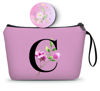 Picture of SEAMOON Gifts for Women Birthday Unique, Makeup Bag with Mirror, Maid of Honor Gifts, Small Cosmetic Bag, Sister Birthday Gifts from Sister, Gifts for Bride, Encouragement Gifts for Women,C